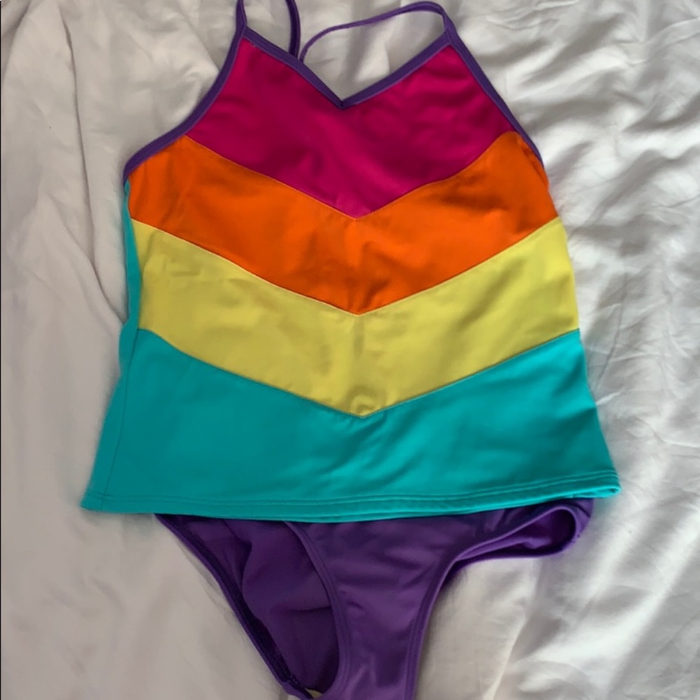 Lands’ End Girl’s Tankini Swimsuit